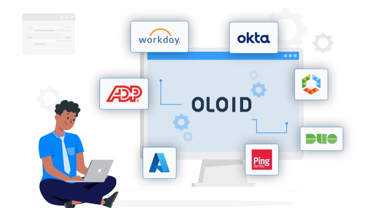 Oloid federating with Okta, Ping, Workday and ADP